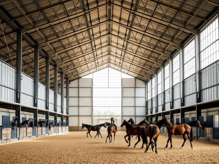 150×300 Metal Riding Arenas